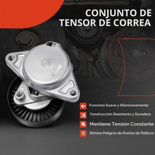 Vista 2 de A-Premium Conjunto de Tensor de Correa con Polea Compatible con Chrysler Crossfire y Mercedes-Benz C240 C280 C320 C43 AMG C55 AMG CL500 CLK320 CLS55