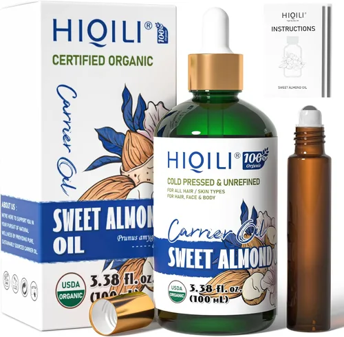 Vista 10 de HIQILI Aceite de ricino orgánico prensado en frío sin refinar, certificado por USDA, sin hexano, aceite de grado prémium para cara, crecimiento