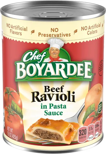 Vista 8 de Chef Boyardee Ravioles de ternera, 15 oz