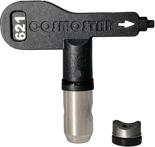 Vista 25 de Cosmostar 211 Boquilla de punta de pulverización sin aire resistente, reversible, fácil de limpiar, compatible con RAC IV y TRU211 Tip Guard