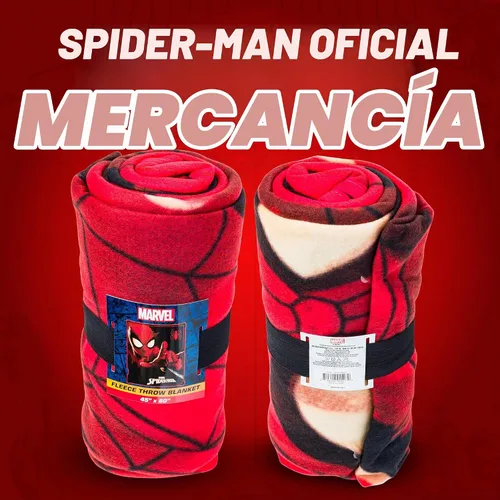 Vista 6 de Silver Buffalo Marvel Universe Spider-Man Spidey Close Up Web Shooter 45" x 60" Manta de forro polar, Manta suave y acogedora, 180 GSM