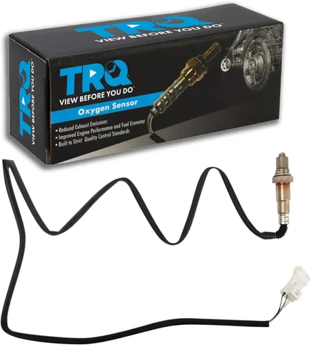 Vista 335 de TRQ Sensor de Oxígeno O2 de 4 Hilos de Banda Estrecha Compatible con VW Atlas 2.0L 2018-21, VW GTI 2.0L 2016-18, Audi A3 Quattro 2.0L 2015-18, VW