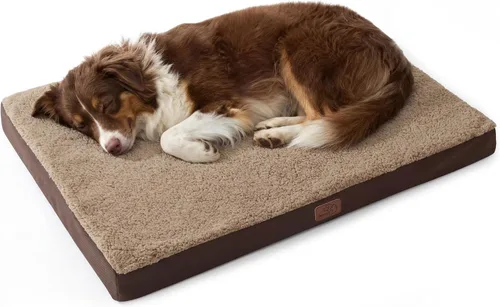 Vista 44 de Bedsure - Cama ortopédica pequeña para perros chicos, impermeable, con funda extraíble lavable, tapete de espuma con forma de huevera para mascotas