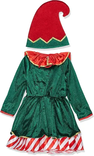 Vista 3 de Forum Novelties Disfraz infantil de elfo de Papá Noel pequeño