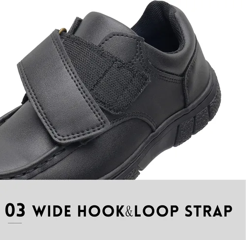 Vista 5 de Zapatos de uniforme escolar suaves para niños, zapatos de vestir Oxford cómodos para niños (niñoniño pequeñoniño grande)