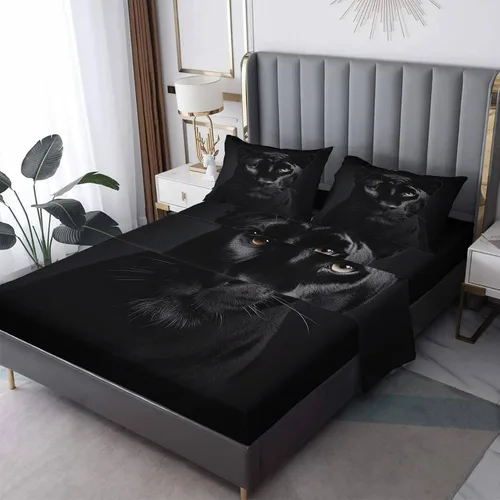 Vista 41 de Juego de sábanas tamaño individual con águila calva, sábanas de cama de águila, microfibra suave y bolsillo profundo y sábanas estampadas sin