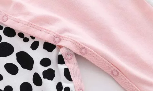 Vista 5 de Mameluco de una pieza para bebé de algodón suave con pies para bebés de 0 a 12 meses