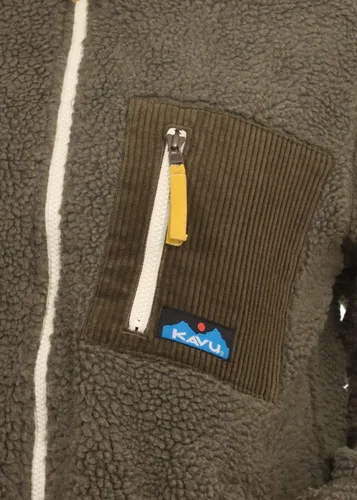 Vista 4 de KAVU Pearsoll Sudadera de forro polar, chaqueta Sherpa con cremallera