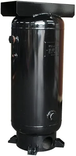 Vista 5 de Tanque de aire vertical industrial del receptor del compresor de aire de 30 galones clasificado para 200 PSI con ASME codificado