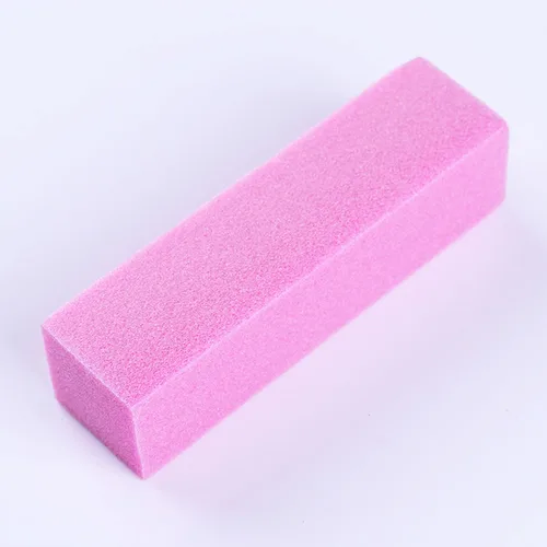 Vista 4 de 20 bloques de pulidor de uñas con 4 lados, kit profesional de manicura de pedicura de grano 120 (rosa)