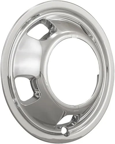 Vista 2 de Juego de 2 simuladores de rueda delantera de 17" con 5 agujeros para Dodge Ram 3500 2003-2018 - Cromo