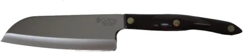 Vista 3 de Cutco 7166 Essentials - Juego de 5 piezas con bloque de cuchillos de roble cereza, marrón oscuro clásico