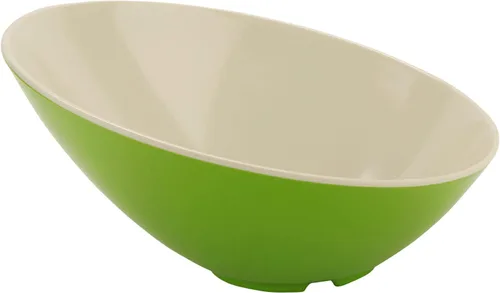 Vista 26 de G.E.T. B-792-W - Cuenco en ángulo para servir en cascada para ensaladas, arroz y postre, 24 onzas / 9.25 pulgadas, color blanco