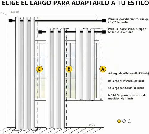 Vista 7 de MIULEE - Cortinas opacas para dormitorio, 2 paneles de 40 x 45 pulgadas de largo, color aguamarina