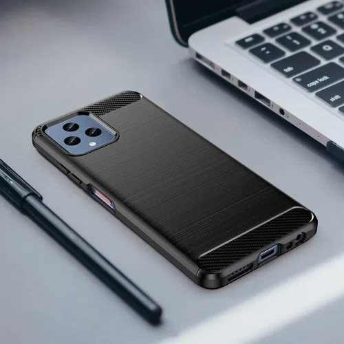 Vista 7 de Osophter Funda para T-Mobile Revvl 6 5G con 2 unids Protector de pantalla Absorción de golpes Flexible TPU Caucho Protector de teléfono celular