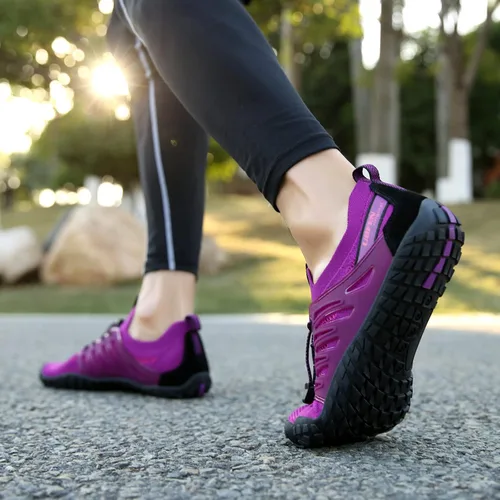 Vista 4 de UBFEN Zapatos acuáticos para hombre y mujer, zapatos acuáticos descalzos, senderismo, natación, barco, pesca, buceo, surf, deportes de playa