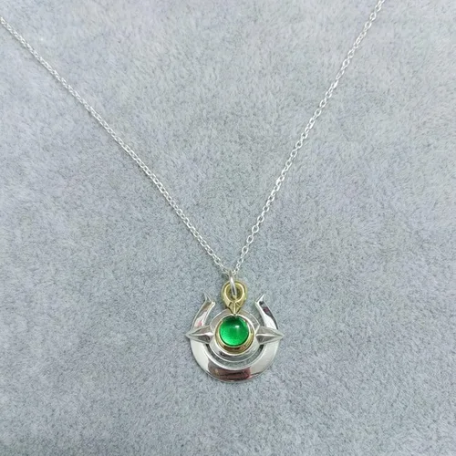 Vista 4 de LOL Moonstone Renewer - Collar inspirado en el juego MOBA más popular del mundo, el uso de JannaSonaSorakaluluYuumi Support Girlfriend's Gift League
