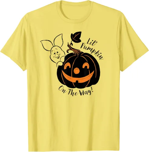 Vista 28 de Disney Camiseta de Halloween Winnie the Pooh Lil' Pumpkin on the Way, Blanco, S