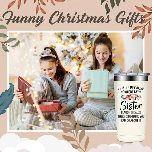 Vista 4 de Grifarny Regalos para hermanas – Regalos para el día de la madre para hermanas – Regalo de cumpleaños, Navidad, día de San Valentín para hermanas