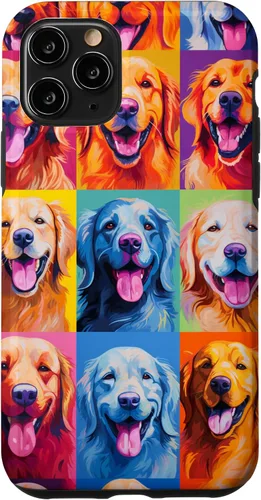 Vista 29 de Carcasa para iPhone 16 Golden Retriever Dog Owner