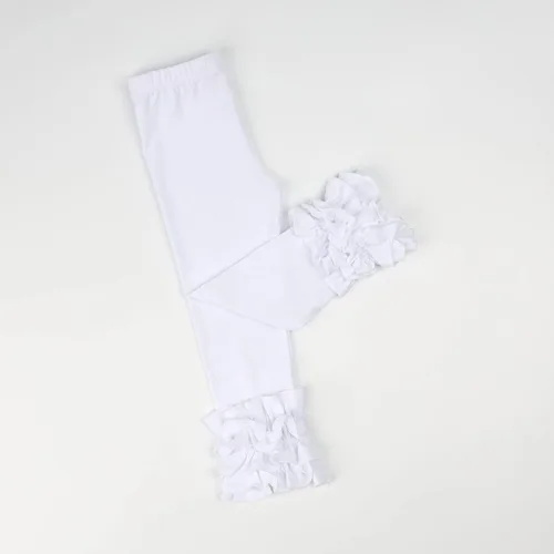 Vista 83 de HOOLCHEAN Leggings de algodón con volantes para bebés y niñas pequeñas