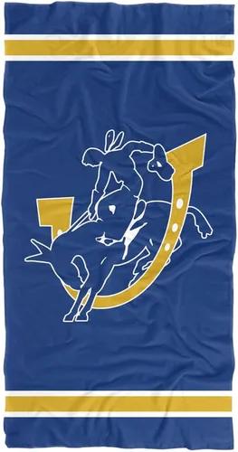 Vista 114 de LOGOVISION Manta Abilene Christian University, 30 x 60 pulgadas, logotipo primario CottonFront/PolyBackBeachTowel