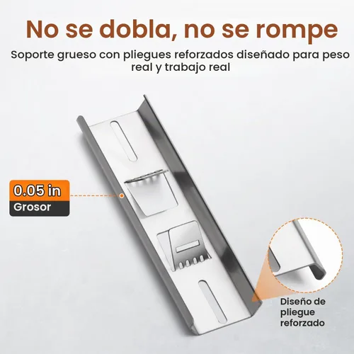 Vista 3 de QILIPSU Kits de montaje de poste, soportes de acero inoxidable 304 de 6.9 x 1.9 pulgadas con abrazaderas ajustables de 2 a 8 pulgadas para cajas