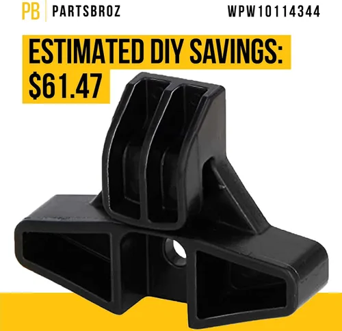 Vista 4 de PartsBroz WPW10114344 - Deslizador de cajones – Compatible con Whirlpool Maytag Amana Estate Range – Reemplaza AP6015131 W10114344 1266739