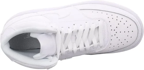 Vista 6 de Nike Tenis Court Vision Mid para mujer, NegroBlanco, 7