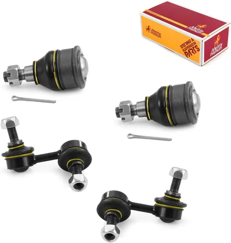 Vista 185 de Metrix Premium Chassis Parts - Juego de 4 piezas de articulación de rótula superior y barra estabilizadora delantera para Ford Ranger RWD 1998-2011