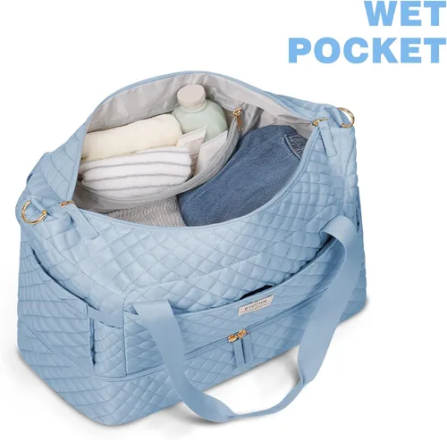Vista 3 de Bolsos Weekender para mujer, Azul