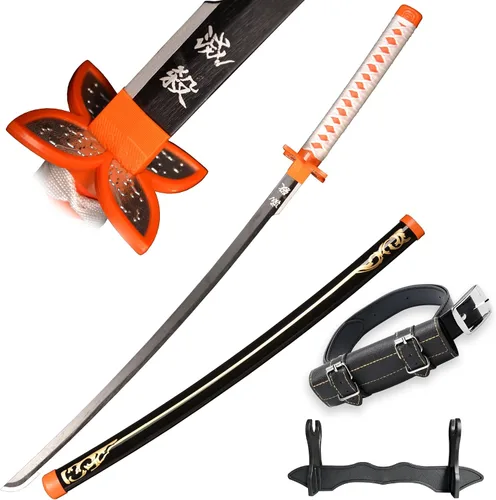 Vista 60 de SV Anime Demon Slayer Sword Katana 41 Inch Decorative Collectible Gift Cosplay Sword，Various Styles Available