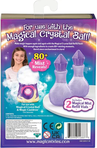 Vista 2 de Magic Mixies - Paquete de recambio de niebla mágica y hechizos para bola de cristal mágica