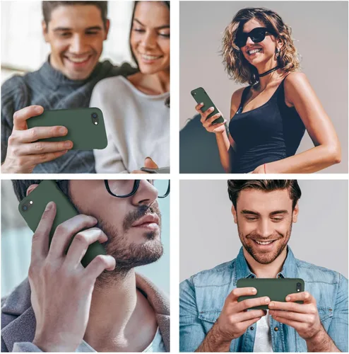 Vista 2 de Cordking Funda diseñada para iPhone SE 2022/2020, diseñada para iPhone 7 y 8, funda ultradelgada de silicona a prueba de golpes