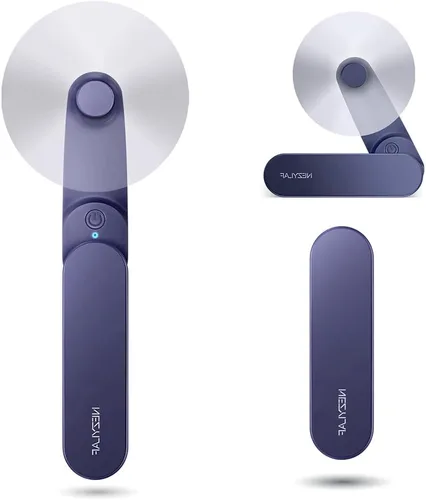 Vista 11 de Ventilador portátil mini de mano, ventilador personal pequeño recargable para 9-15 horas de duración, diseño de bolsillo para viajes/Esenciales
