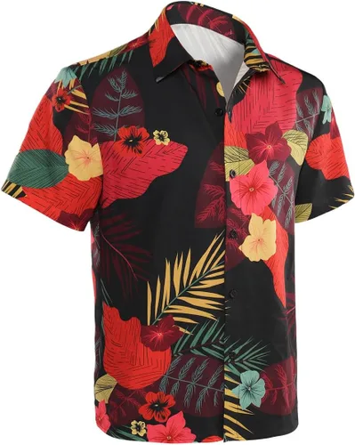 Vista 4 de Adult Luffy Shirt Cosplay Costume Monkey D Luffy Sleeve Floral Shirt Top Outfits Halloween Suit for Women Men