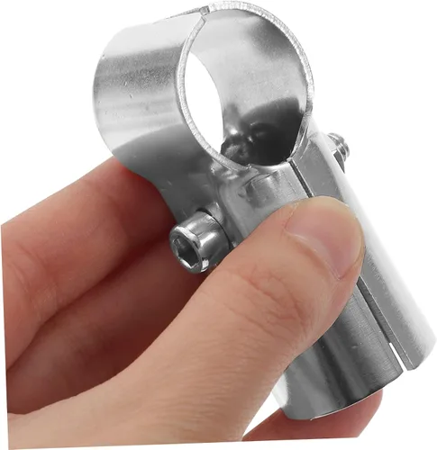 Vista 8 de 4 abrazaderas de valla de cadena, abrazadera de panel, abrazadera de valla de enlace de cadena, accesorios de abrazadera de cadena de tornillo
