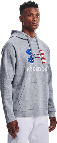 Vista 3 de Under Armour New Freedom - Suéter con capucha de vellón para hombre