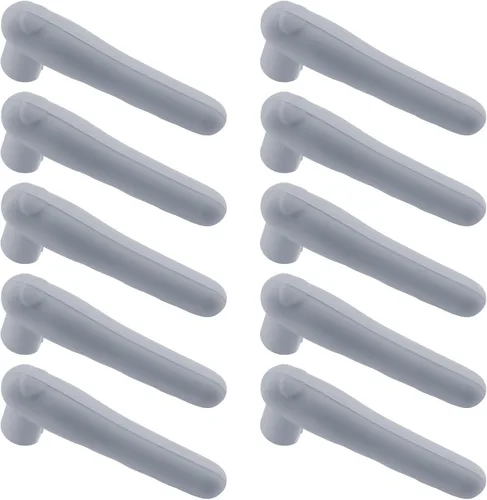 Vista 9 de Fundas para manijas de puerta, 2 guantes de silicona con bonito diseño de máscara de seguridad, cubierta de perilla antiestática para manijas