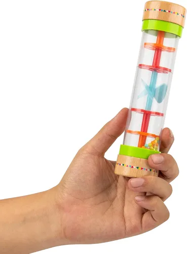 Vista 6 de Musfunny Rainmaker Rain Stick Baby Toy: Instrumento sensorial para niños Arcoír