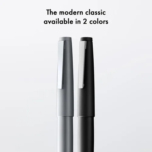 Vista 6 de Pluma estilográfica, negra, de punta extra-fina, marca Lamy 2000 (L01EF).