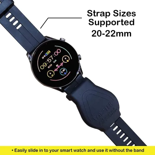 Vista 5 de Fobster Pulsera de llavero HID RFID llavero patentado, Negro