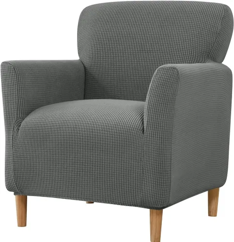 Vista 17 de XMAYODS Funda para silla de club, fundas suaves y elásticas para silla de sala de estar y dormitorio, funda para silla de bañera, funda lavable
