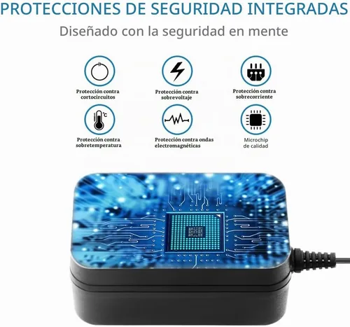 Vista 5 de SHNITPWR 30W Fuente de alimentación universal 3V 4.5V 5V 6V 7.5V 9V 12V Adaptador variable ajustable AC/DC con puerto USB de 5V 2.1A, convertidor