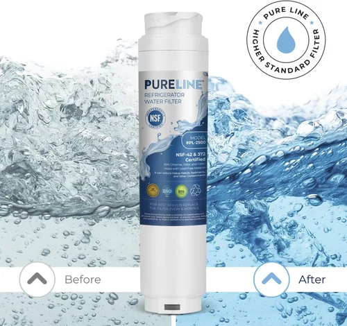 Vista 8 de Pureline 9000 077104 UltraClarity REPLFLTR10 Filtro de agua de repuesto para Bosch Ultra Clarity 9000194412, 644845, B26FT70SNS, B22CS80SNS