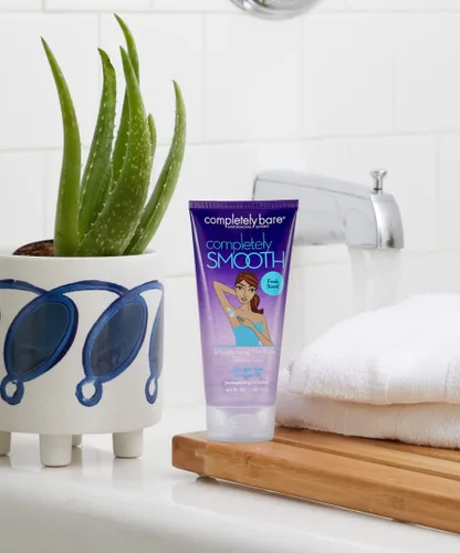 Vista 3 de completely bare completamente suave Gel de afeitado hidratante sin golpes Aloe Vera Aceite de jojoba 6 onzas líquidas