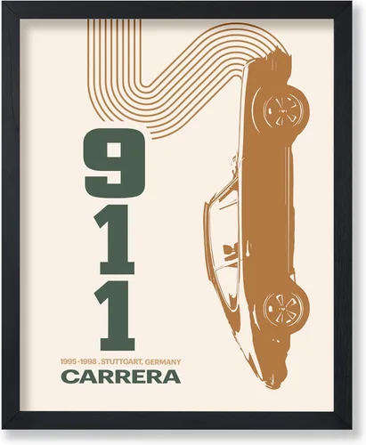 Vista 44 de Poster Master Póster de coche – Impresión clásica de coche – Arte de vehículo – Gran decoración de pared de garaje u oficina – 8 x 10 pulgadas