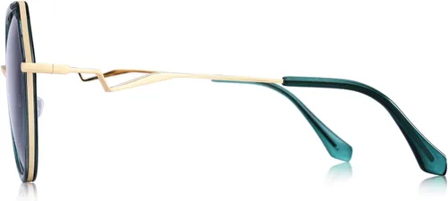 Vista 3 de Gafas de sol polarizadas de ojo de gato de moda para mujer, gafas de sol vintage UV400