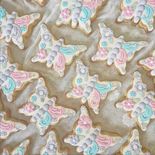 Vista 8 de Juego de 3 cortadores de galletas de mariposa, cortador de acero inoxidable para fiestas temáticas, baby shower, boda, primavera, vacaciones
