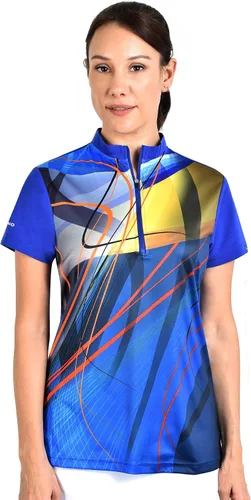 Vista 2 de SAVALINO Camiseta estampada con sublimación para mujer, material que absorbe el sudor y se seca rápidamente, talla S-5XL